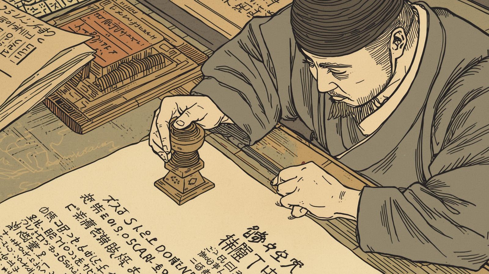 조선시대 문서 봉인 담당자 직업